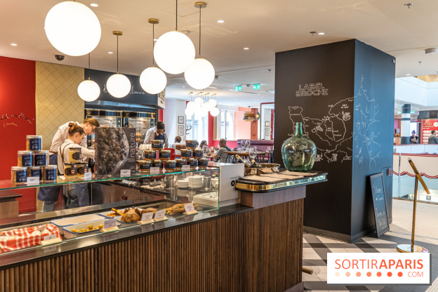 Label Broche restaurant - David Gallienne - Table du Gourmet - Galeries Lafayettes - Top Chef