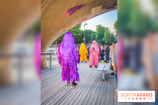 Nuit Blanche 2023 : une installation inoubliable sur la passerelle Léopold Sédar Senghor !