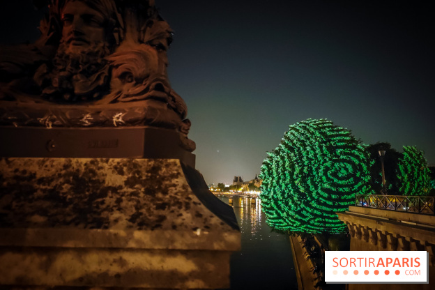 Nuit Blanche 2023 : des projections lumineuses magiques au Square du Vert Galant de l'Île de la Cité