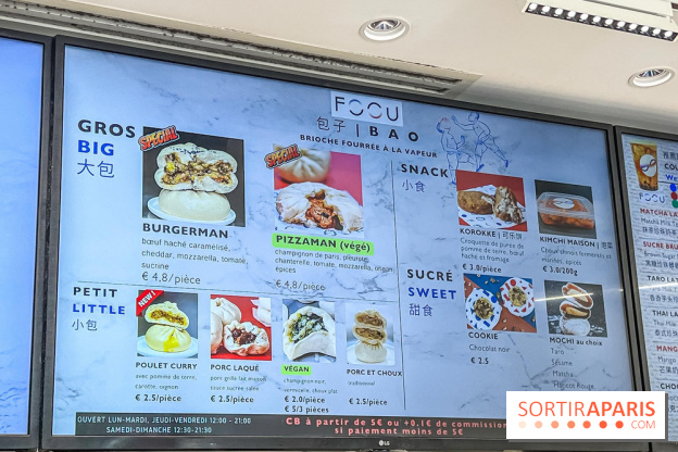 Foou, le bao street food et bubble tea de Saint-Michel à Paris