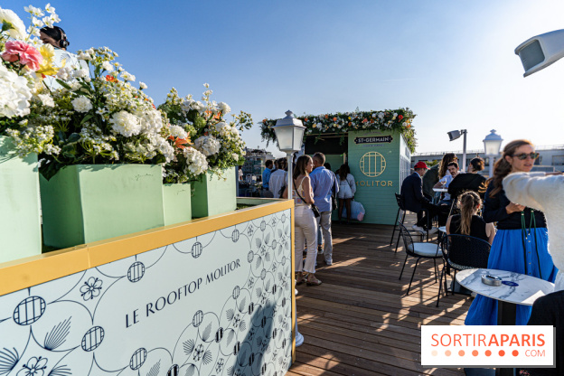 La terrasse d'été en rooftop du Molitor 2023