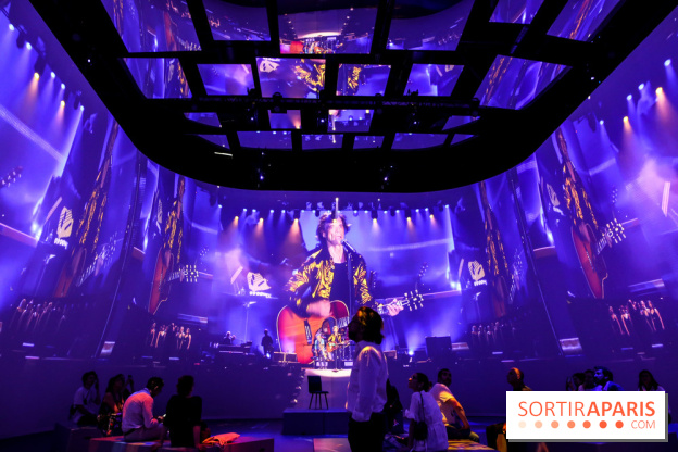 On stage with The Rolling Stones, nos photos