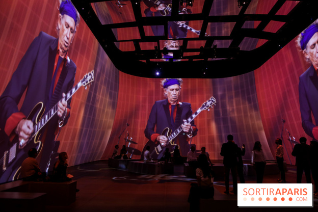 On stage with The Rolling Stones, nos photos