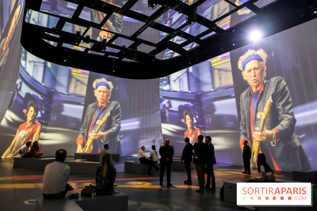 On stage with The Rolling Stones, nos photos