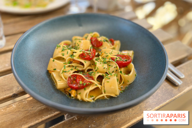 Aglio e Olio - Calamarata moules et tomates