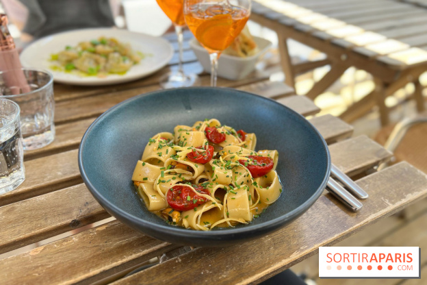 Aglio e Olio - Calamarata moules et tomates