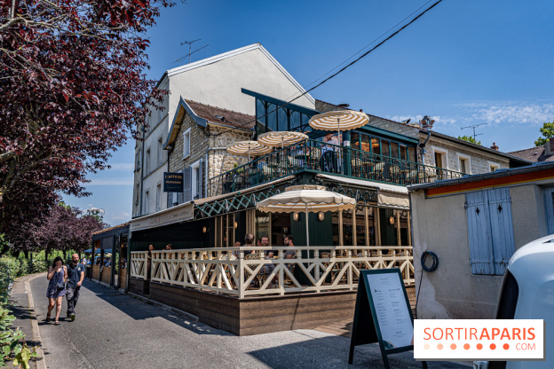 Le Nid, le restaurant-terrasse sur berge à l'Isle-Adam -  extérieur