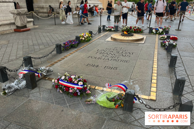 flamme soldat inconnu Arc de Triomphe