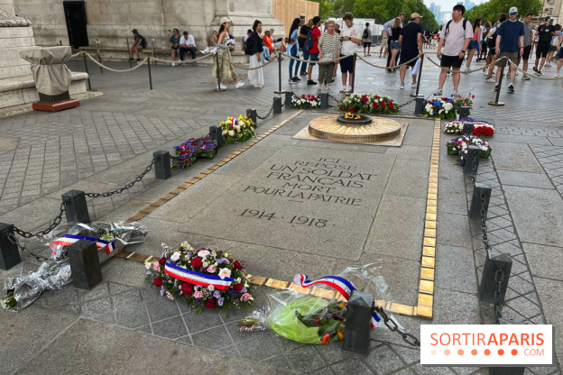 flamme soldat inconnu Arc de Triomphe