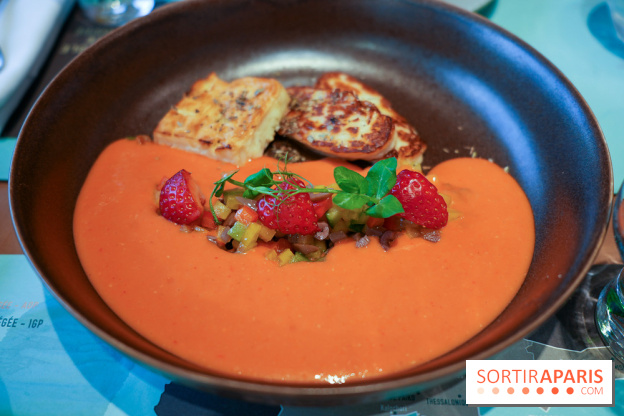 Laurier by Mavrommatis aux Galeries Lafayette - Halloumi AOP et Féta AOP grillés