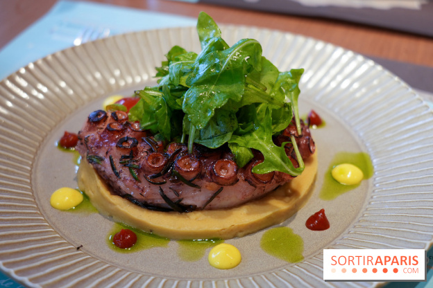 Laurier by Mavrommatis aux Galeries Lafayette - Poulpe grillé