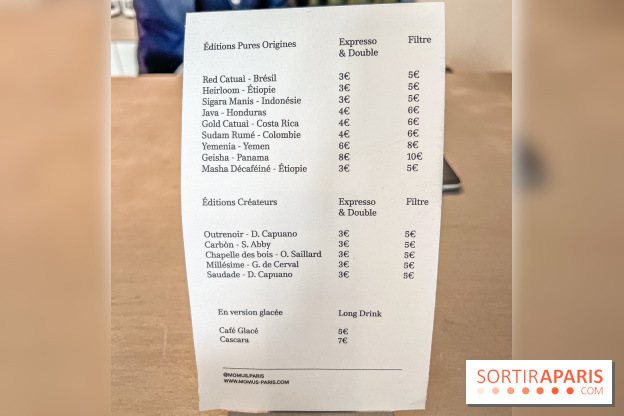Momus - boutique-café d'exception à Paris
