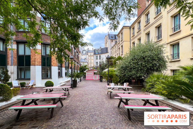 Les Jardins du Marais : la terrasse de l'été 2023