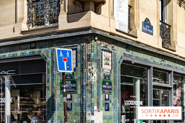 La ruche insolite, vieille enseigne aux Halles