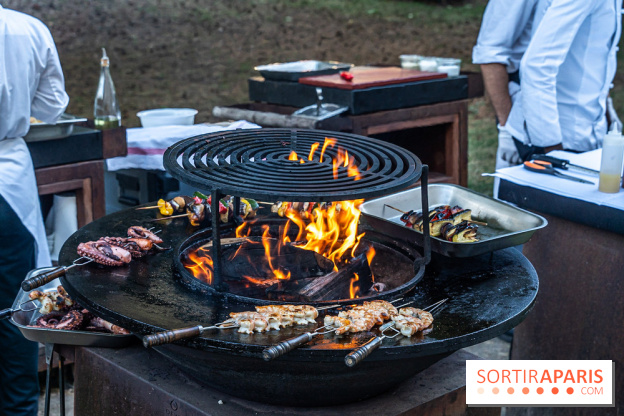 Garden barbecue au Trianon Palace à Versailles