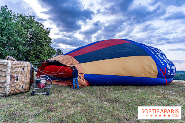 Montgolfière à Fontainebleau, vol au dessus de l'Ile-de-France -  A7C8951