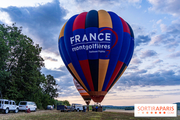 Montgolfière à Fontainebleau, vol au dessus de l'Ile-de-France
