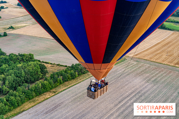Montgolfière à Fontainebleau, vol au dessus de l'Ile-de-France -  A7C8985
