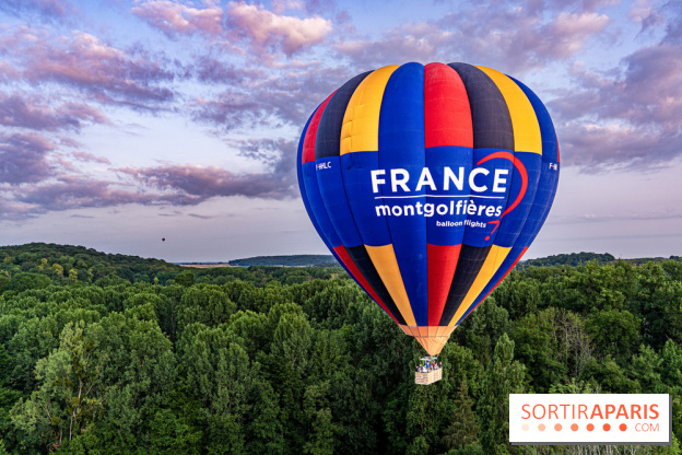 Montgolfière à Fontainebleau, vol au dessus de l'Ile-de-France -  A7C8989