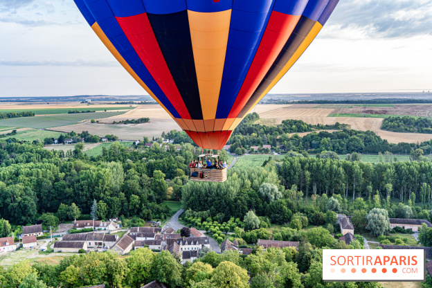 Montgolfière à Fontainebleau, vol au dessus de l'Ile-de-France -  A7C8999