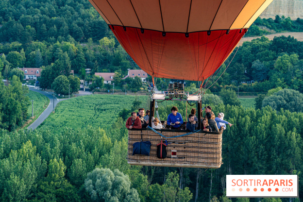 Montgolfière à Fontainebleau, vol au dessus de l'Ile-de-France -  A7C9000