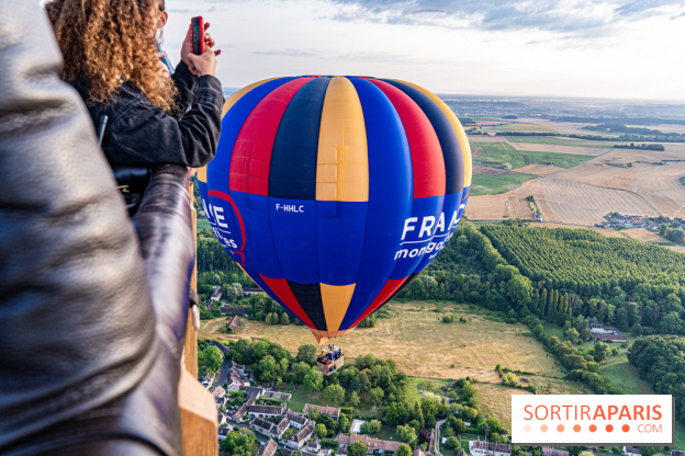 Montgolfière à Fontainebleau, vol au dessus de l'Ile-de-France -  A7C9004