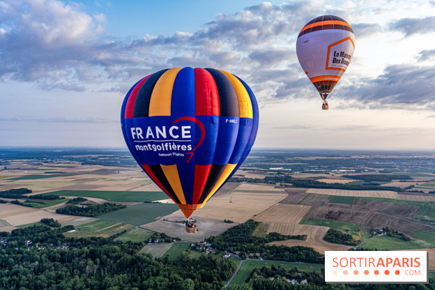 Montgolfière à Fontainebleau, vol au dessus de l'Ile-de-France -  A7C9005