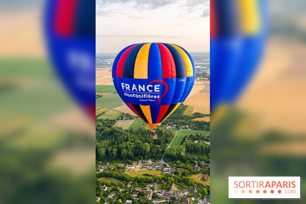 Montgolfière à Fontainebleau, vol au dessus de l'Ile-de-France -  A7C9006