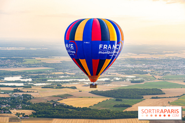Montgolfière à Fontainebleau, vol au dessus de l'Ile-de-France -  A7C9007