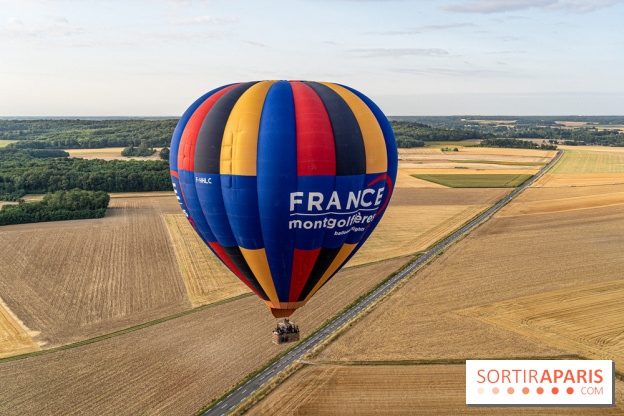 Montgolfière à Fontainebleau, vol au dessus de l'Ile-de-France -  A7C9028