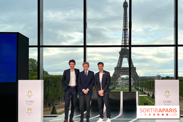 LVMH - Partenaire Premium des Jeux Olympiques et Paralympiques de Paris 2024 - Antoine Arnault, Bernard Arnault et