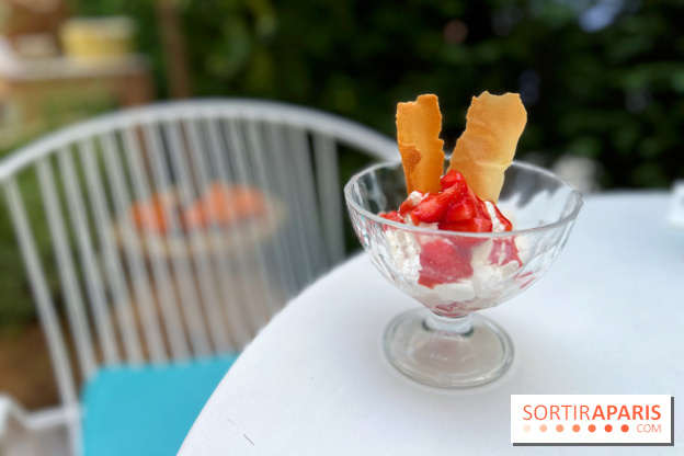 Terrasse Mercatino The Hoxton x Italicus - Dessert fraises