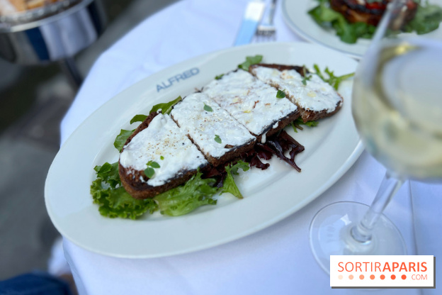 Restaurant Alfred - Tartine stracciatella truffe