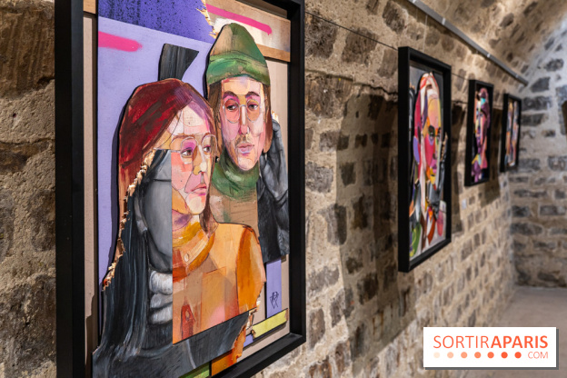Exposition street-art Fragments par Ensemble Réel a l’église de la Madeleine