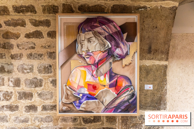 Exposition street-art Fragments par Ensemble Réel a l’église de la Madeleine