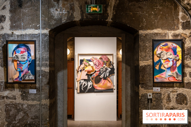 Exposition street-art Fragments par Ensemble Réel a l’église de la Madeleine