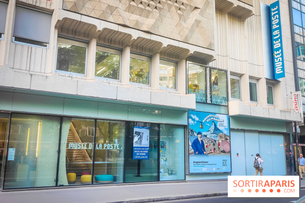 Nouvelles du paradis, la carte postale de vacances : l'exposition ensoleillée au Musée de la Poste - IMG20230905194312