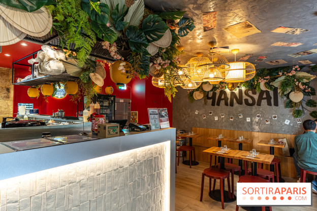 Yansai, restaurant de street Food asiatique rue Gravilliers - Paris 3e -  salle et bar