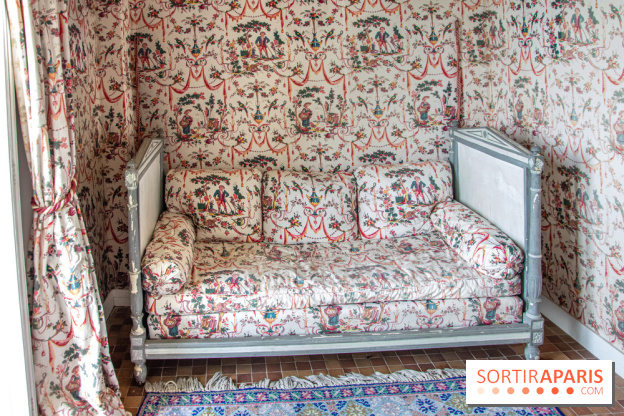 Domaine de Jean-Claude Brialy à Monthyon chambre des sœurs Dorléac Catherine Deneuve