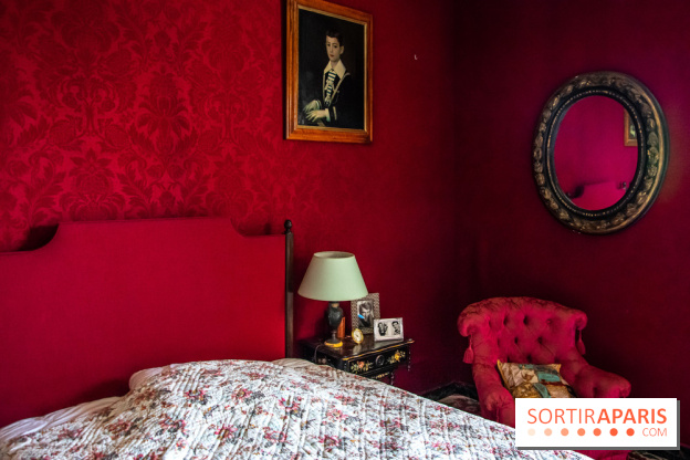 Domaine de Jean-Claude Brialy à Monthyon chambre Romy Schneider