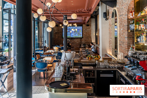 Quai 108, restaurent - bar - terrasse - Hilton Opéra - Saint-Lazare -  A7C0452