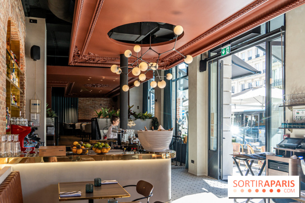 Quai 108, restaurent - bar - terrasse - Hilton Opéra - Saint-Lazare -  A7C0444