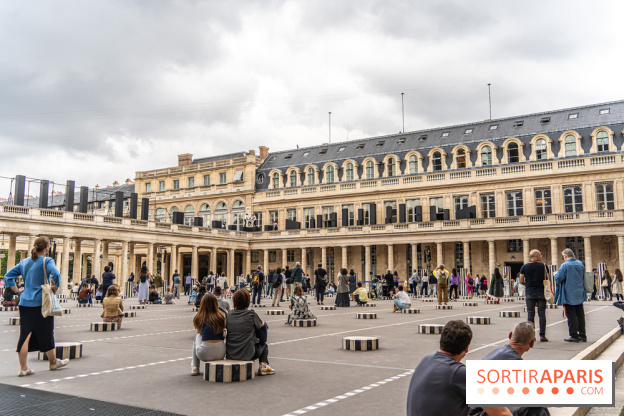 Horizon, le spectacle dans la cours du Palais Royal