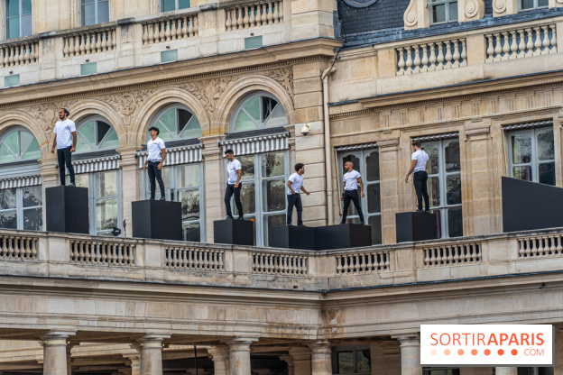 Horizon, le spectacle dans la cours du Palais Royal