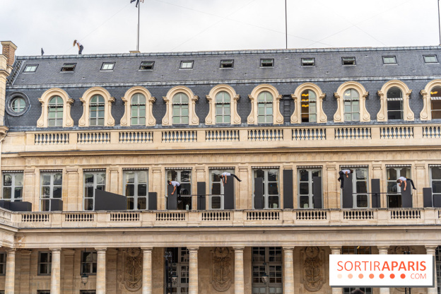 Horizon, le spectacle dans la cours du Palais Royal