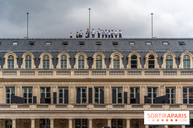 Horizon, le spectacle dans la cours du Palais Royal