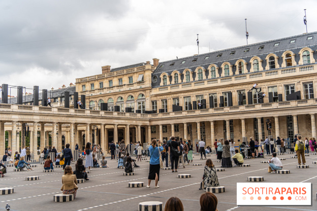 Horizon, le spectacle dans la cours du Palais Royal