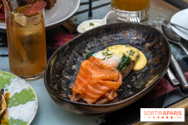 Le nouveau brunch du Rivages au Scribe Paris Opéra -  oeufs florentine saumon