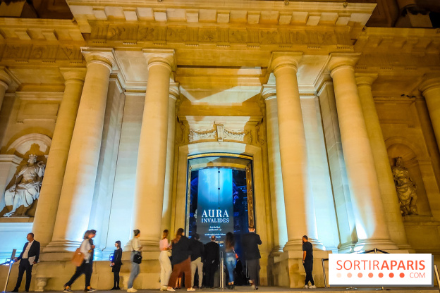 Aura, un spectacle son et lumières qui illumine le Dôme des Invalides - photos et vidéo