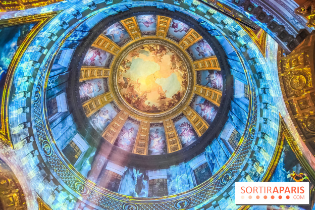 Aura, un spectacle son et lumières qui illumine le Dôme des Invalides - photos et vidéo